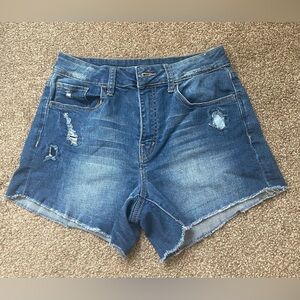 Dark Wash Denim Shorts